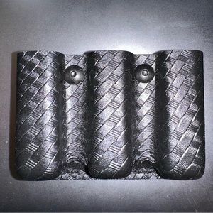 Safariland Duty Gear 775-83-4 Glock 17 Open Top Slimline Triple Magazine Pouch